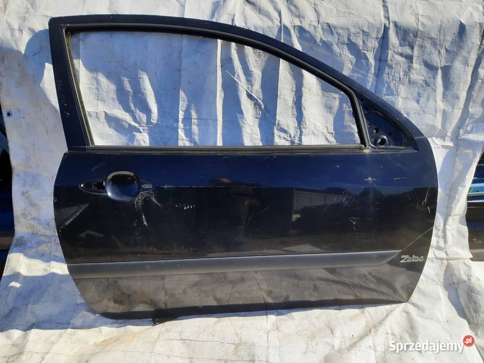 Ford Focus MK I 3 drzwi Drzwi prawe przednie Drzwi łódzkie Ksawerów