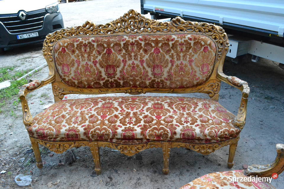Zestaw pałacowy fotel sofa Gorzów Wielkopolski