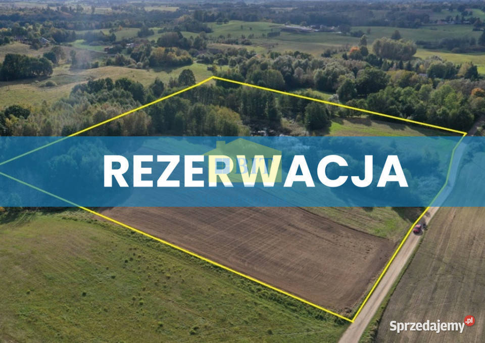 Działka siedliskowa z naturalnym stawem Zagozd