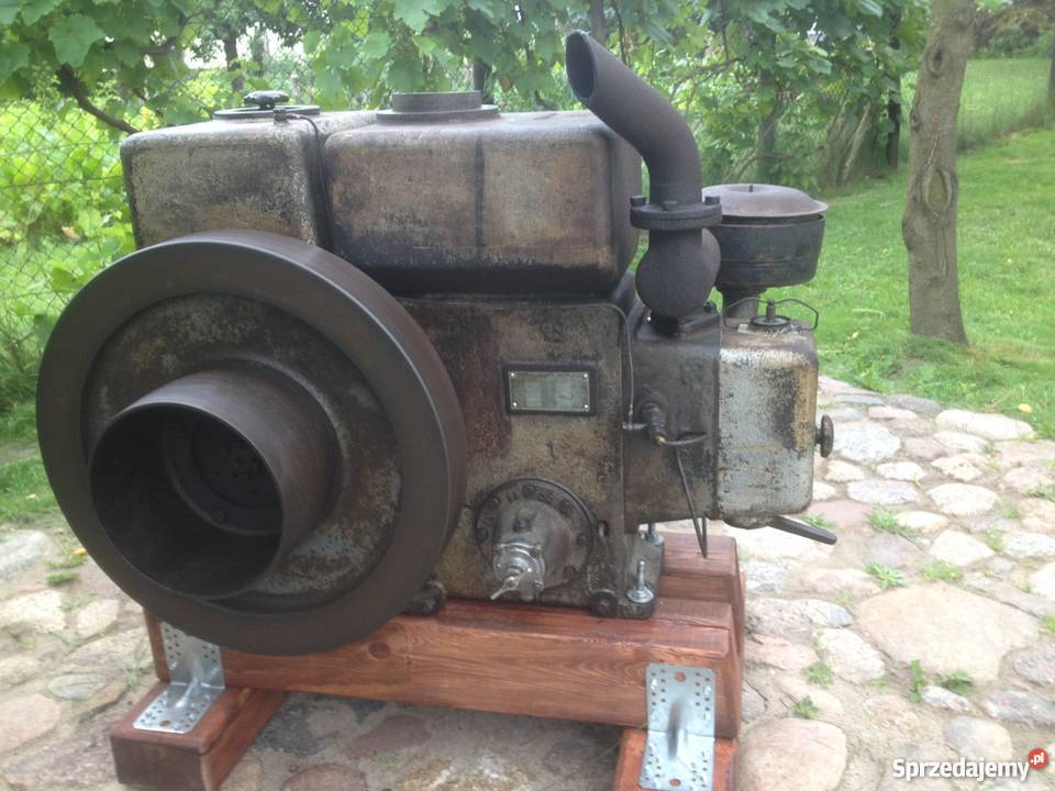 Silnik zabytkowy Ursus S60 1958 wielkopolskie Oborniki