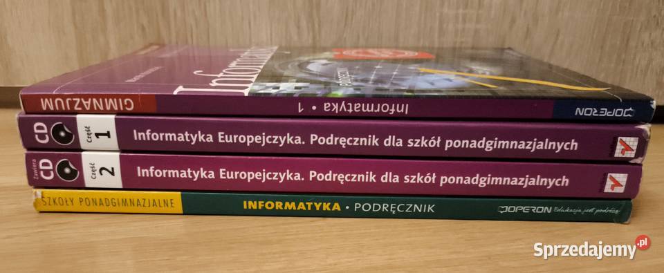 Zestaw podręczników do informatyki liceum informatyka i technika