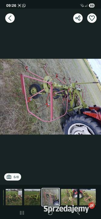 Sprzedam przewrócarke class Maszyny rolnicze śląskie