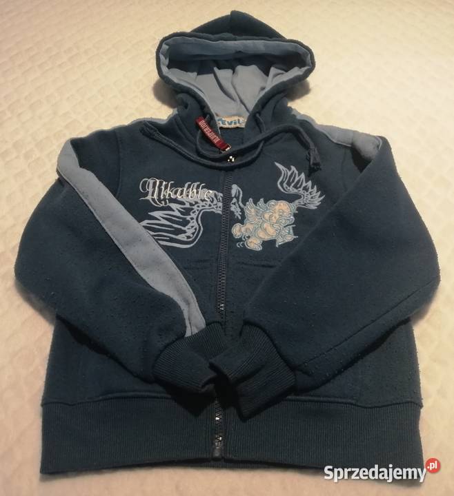 Bluza rozpinana z kapturem długi rękaw Evil 104 chłopiec śląskie