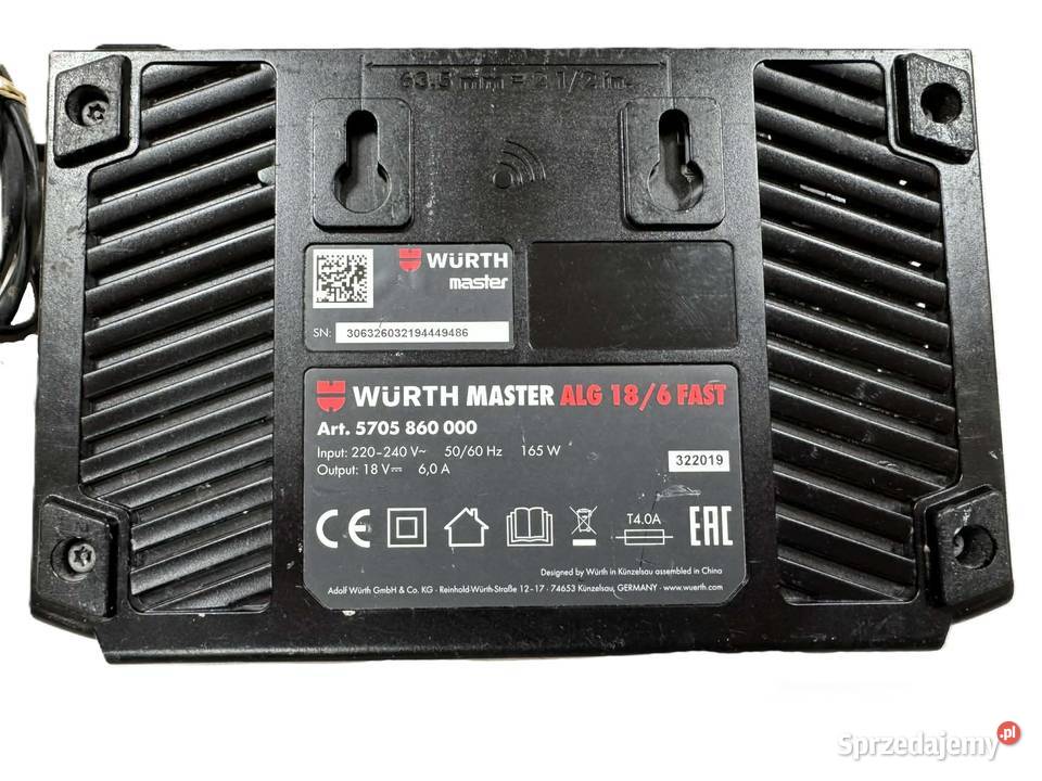 Ładowarka WRTH MASTER ALG 186 FAST Elbląg