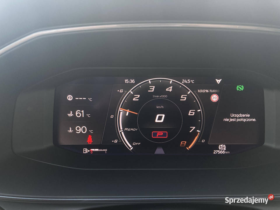 Cupra Formentor Cupra Formentor VZ5 25 TSI R5 czujnik martwego pola