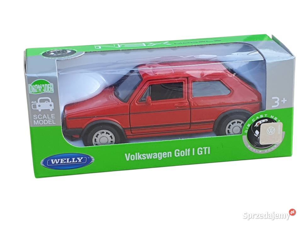 Model samochodu VW Golf I GTI czerwony skala 134 Cieszyn