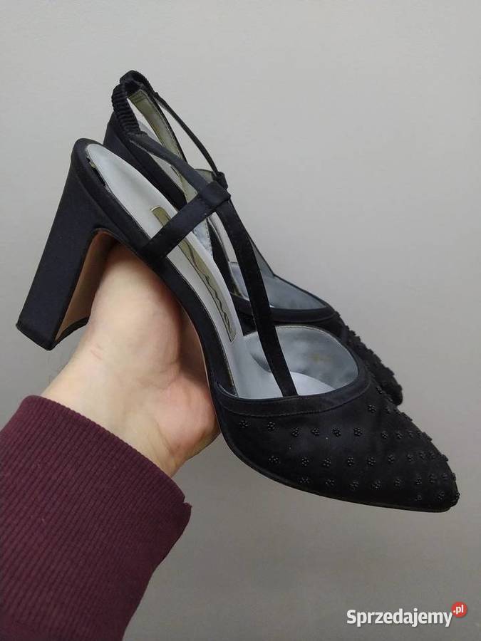 Buty damskie szpilki Nina rozmiar 9N 39 wkładka czarny Kraków