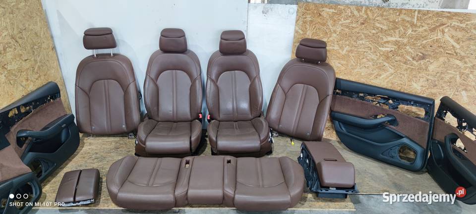 FOTEL FOTELE AUDI A8 D4 LONG FULL KOMPLET EU Przystajń