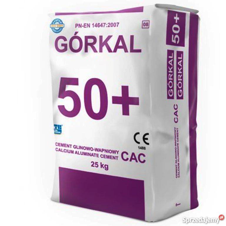 Cement GÓRKAL GÓRKA CEMENT OGNIOODPORNE wielkopolskie Poznań