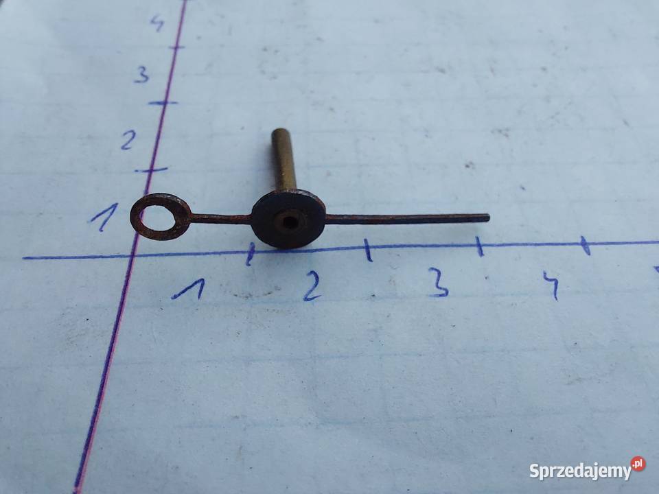 101 Wskazówka sekundowa starego zegara GB Becker pomorskie Tczew