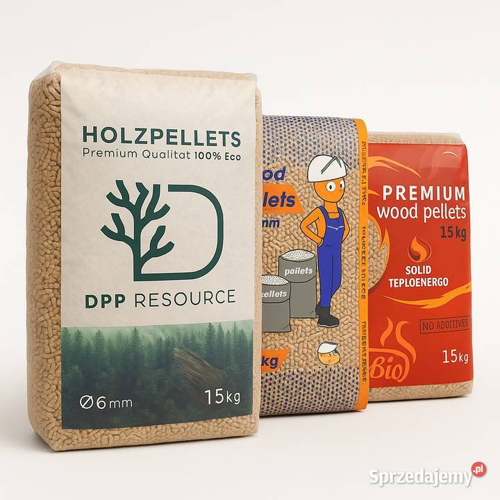 PELLET sosnowy pelet 15 certyfikowany A1 dostawa Czechowice-Dziedzice