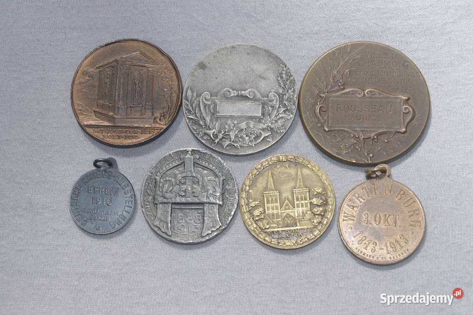 Zestaw medali różnych 7 mazowieckie Płock sprzedam