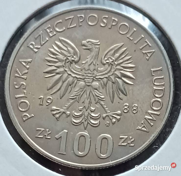 100 Jadwiga 1988 r2brak znaku projektanta Konin