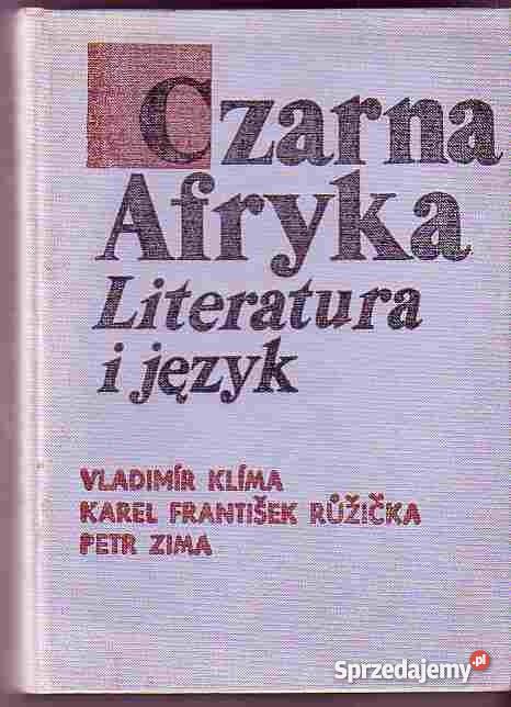 3069 AFRYKA LITERATURA I VLADIMIR KLIMA KAREL FR Czyrna