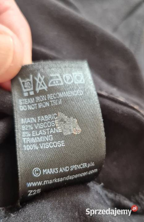 bluzka top koszulka r 40 L Marks Spencer czarna Kraków