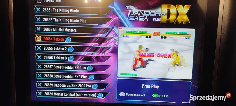 Automat arcade nowy 6600 gier i wiecej Mysłowice