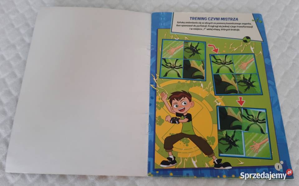 Ben10 Zadanie naklejanie Ameet Książeczki dzieci Czeladź