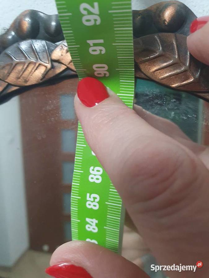 Stare lustro w miedzianej ramie Warszawa sprzedam