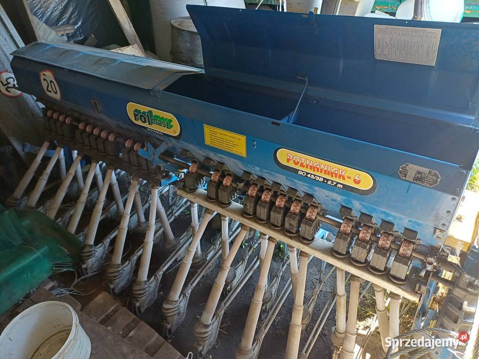 Siewnik Poznaniak 6 RolmaszKutno 27m w stanie Maszyny rolnicze Wągrowiec sprzedam