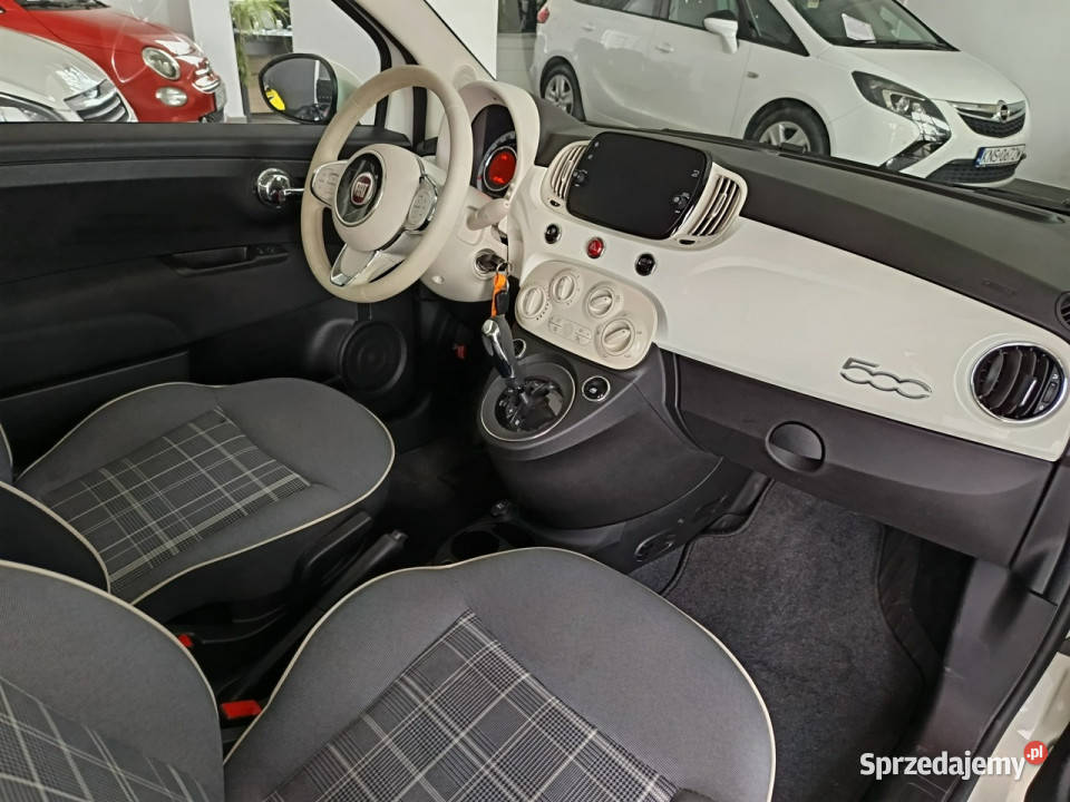 Fiat 500 Fiat 500 LOUNGE 12 69 Automat niski światła przeciwmgielne Nowy Sącz sprzedam