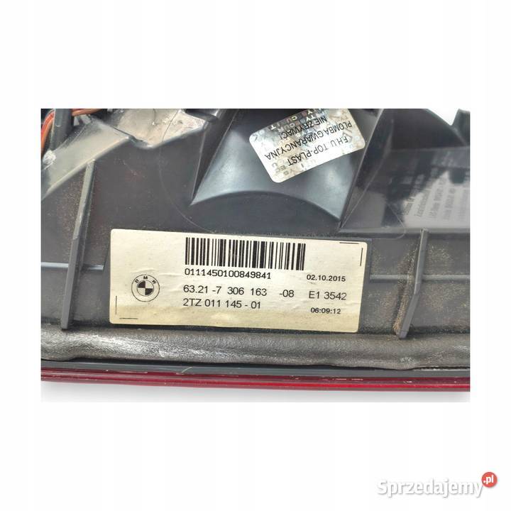 LAMPA LEWA BMW f10 201017r tylna tylnia lewa w