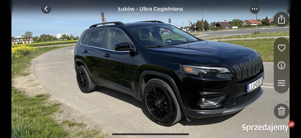Jeep cherokee KL lift 2019r 24 177 światła przeciwmgielne mazowieckie Warszawa
