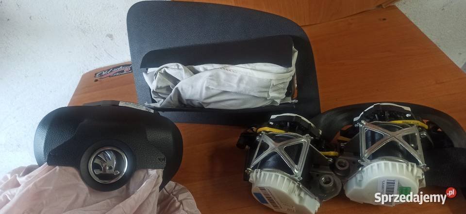 Komplet poduszek powietrznych skoda fabia 2 opolskie Grodków