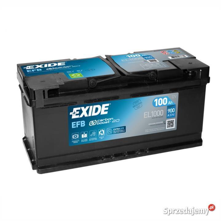 Akumulator Exide Start Stop Efb 100Ah 900A osobowe Kraków
