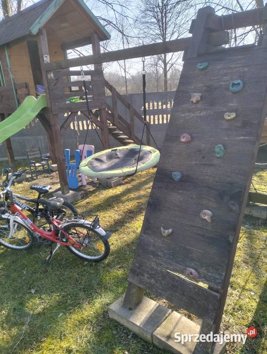 Domek plac zabaw rower mazowieckie