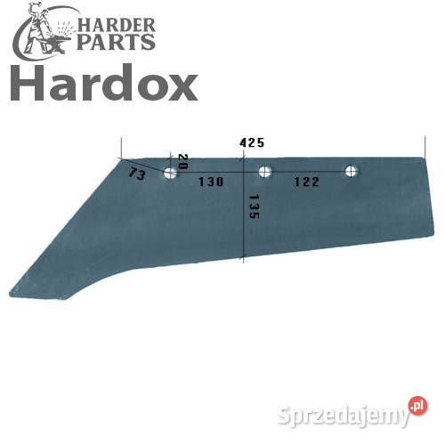 Lemiesz 300ha HARDOX 1903655L części do pługa Części zamienne Suwałki