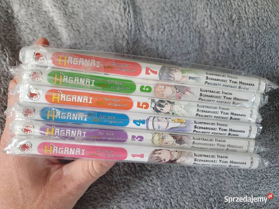 Haganai zestaw 6 tomów wydanie 1 2015 Gdynia