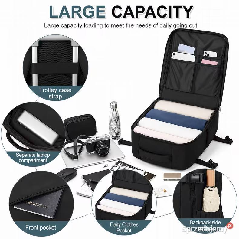 Plecak podróżny do samolotu Airplane backpack Warszewo