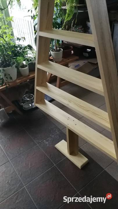 Świąteczna choinka drewniana choinka trókąt z Radków