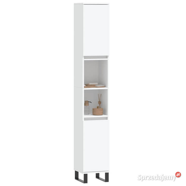 Szafka łazienkowa biała 30x30x190 materiał mazowieckie Warszawa