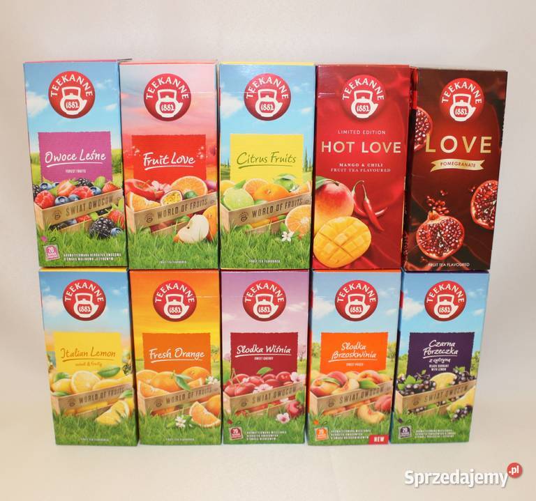 Herbata owocowa Teekanne 20 t różne smaki DUŻO Stare Miasto