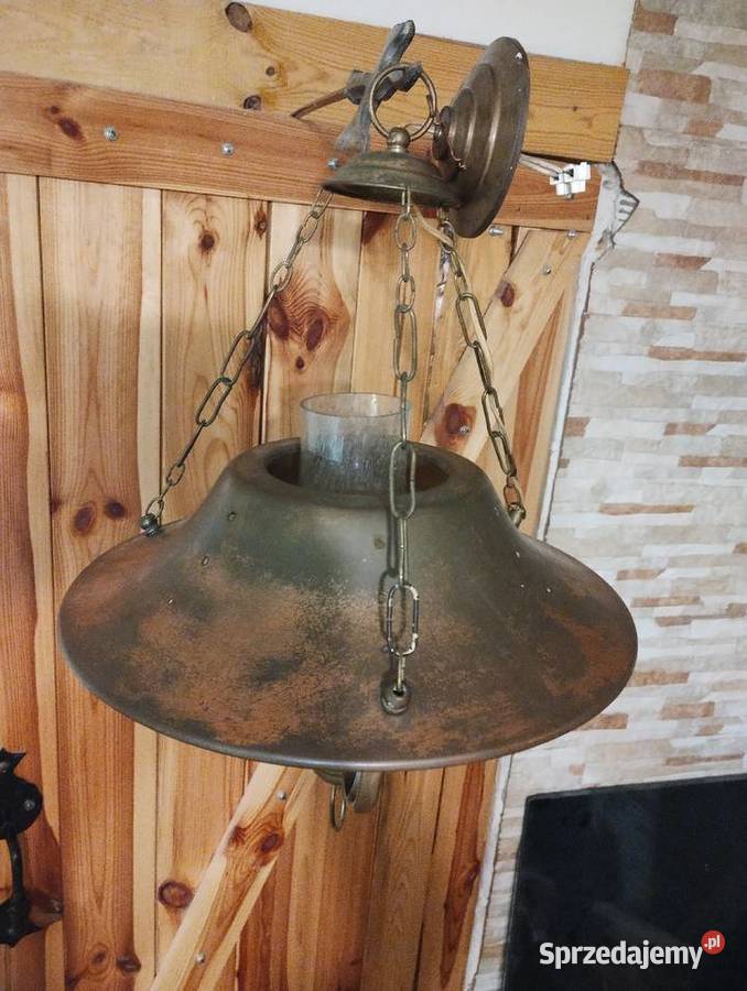 Lampa osłona miedziana Lampy wiszące Ełk