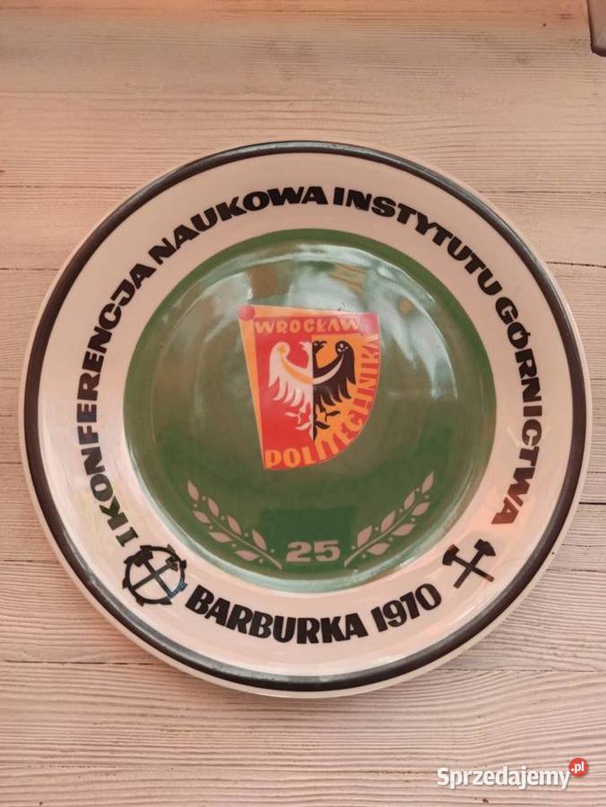 Talerz okolicznościowy Barburka 1970 Wrocław Bielsko-Biała sprzedam