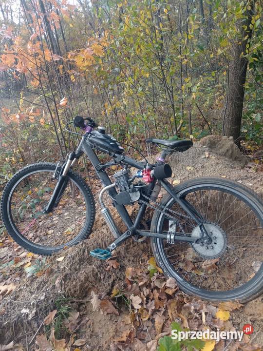 sprzedam rowerz z silnikem spalinowym 80cc małopolskie Wola Rzędzińska