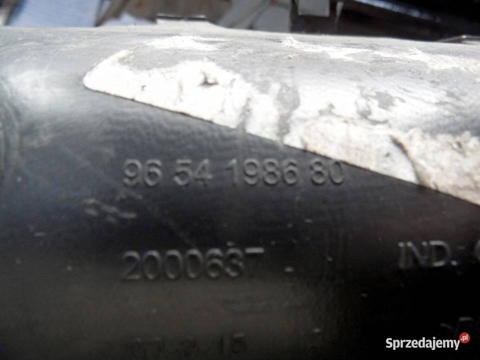 C4 GRAND PICASSO I 10r wzmocnienie górne pasa osobowe Części montażowe