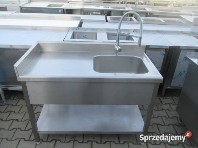 Zlew Gastronomiczny 1 Komorowy Z Półką 1206085 Ostrów Wielkopolski sprzedam