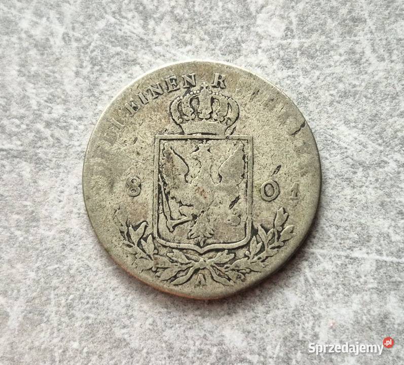 63 NIEMCY srebro 13 Talara 1801 r A Wola Kruszyńska