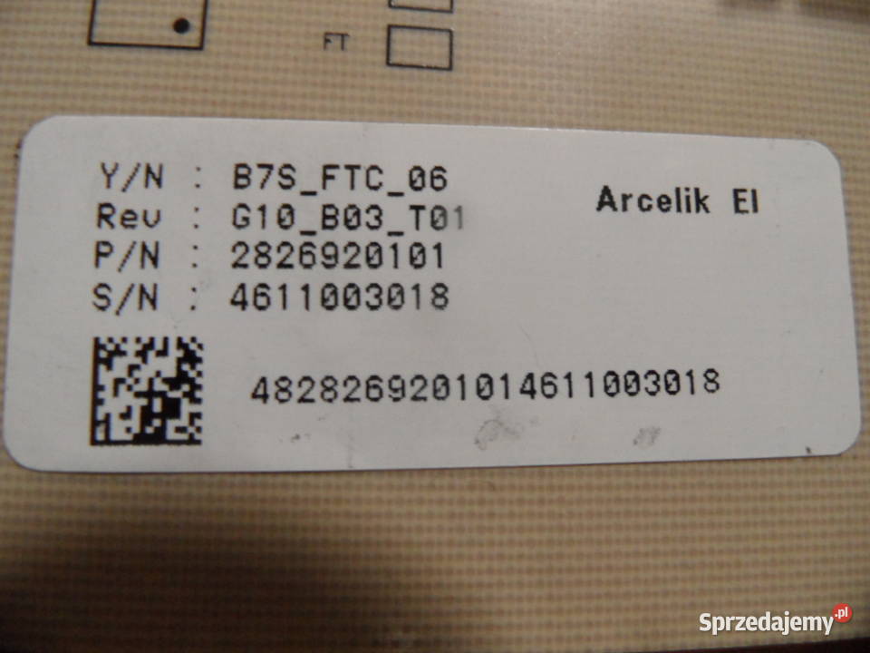 programator pralki beko WMB51231PLPT 2826920101 sprzedam