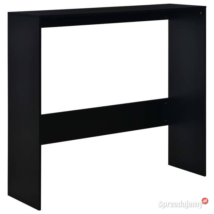 Stół barowy z 2 blatami czarny 130 x 40 x 120 Warszawa sprzedam