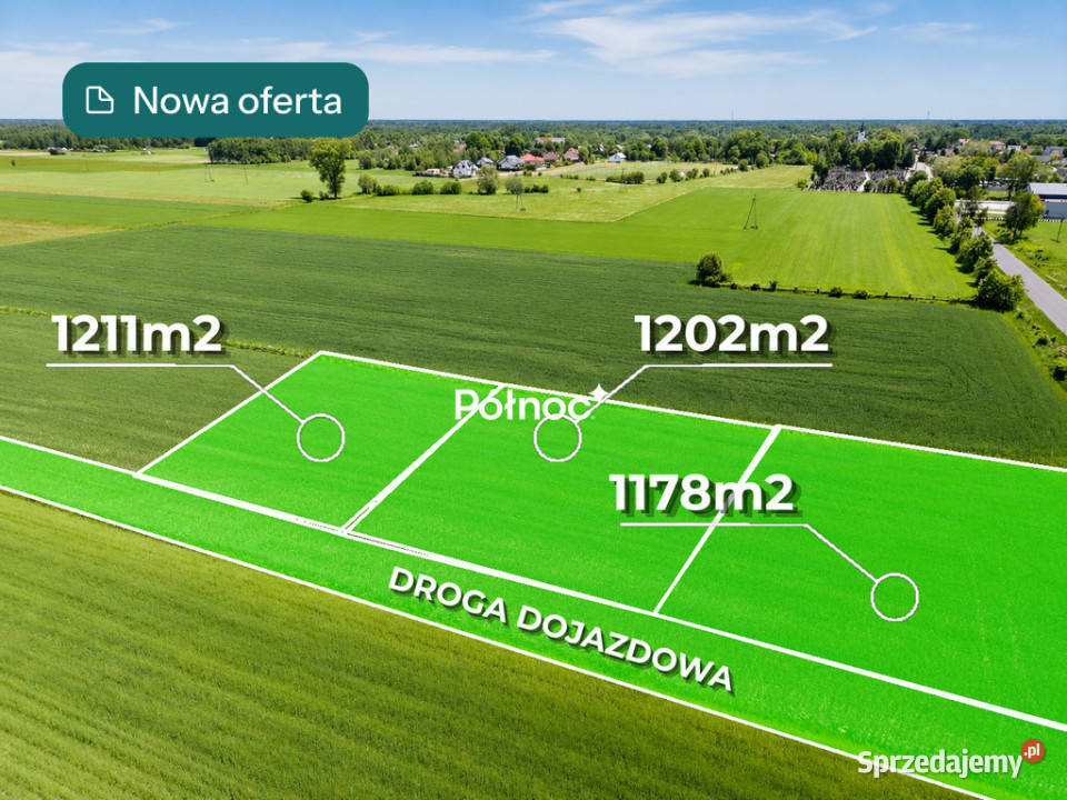 Działki budowlane z WZ Sławatycze sprzedam