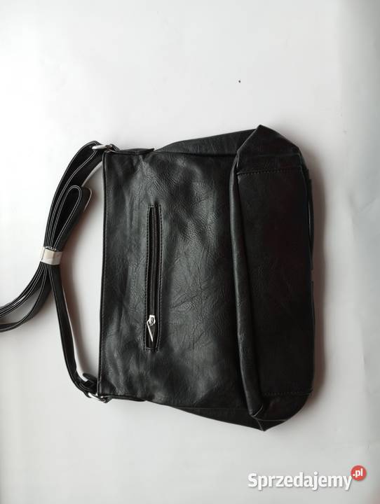 Torebka damska czarna listonoszka Lublin