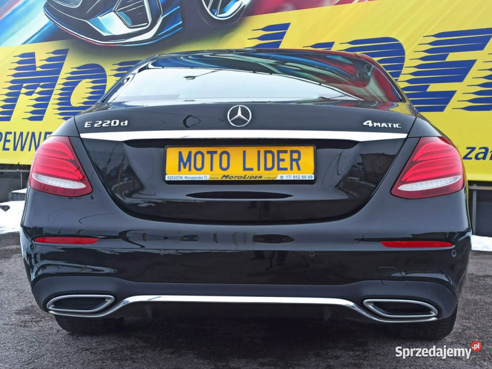 Mercedes E 220 4 MATIC salon I właściciel nieuszkodzony Mercedes-Benz Rzeszów