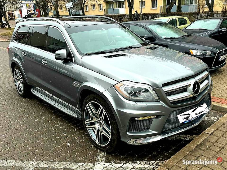 Mercedes GL550 AMG 7os panorama bezwyp full benzyna Wasilków