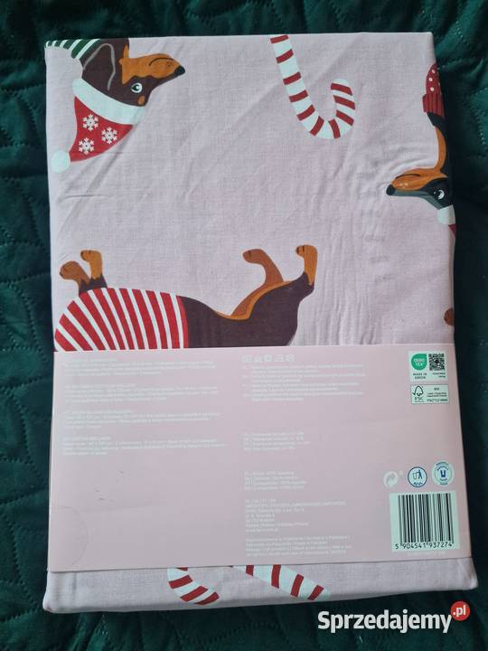 NOWA Pościel w świąteczne jamniki w JAMNIKI