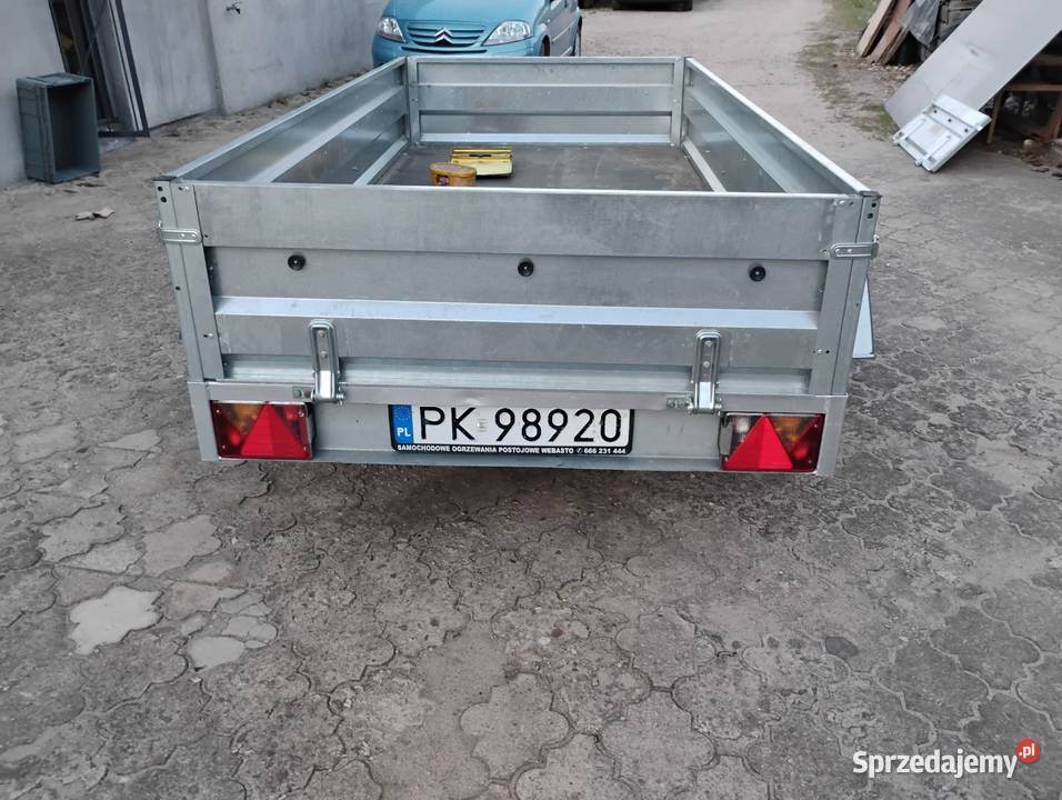 Przyczepka lekka 2 osiowa NEPTUN REMORQUE 2 Dmc Kalisz sprzedam