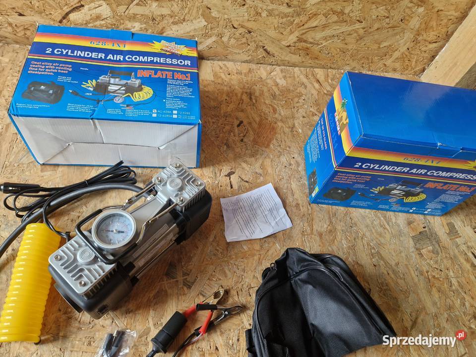 KOMPRESOR SAMOCHODOWY DWUTŁOKOWY 12V 135V Głogowa